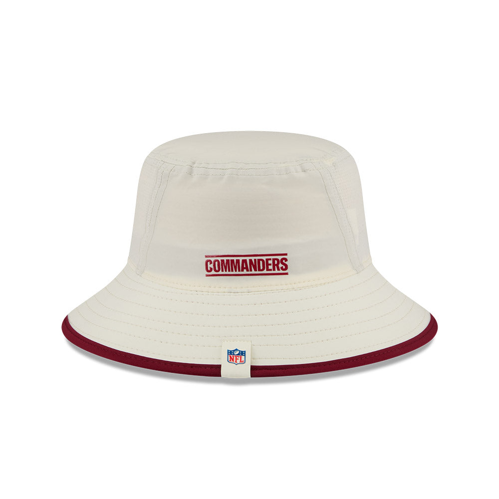 Washington Commanders New Era 2026 NFL Training Camp Sport Bucket Hat - Cream