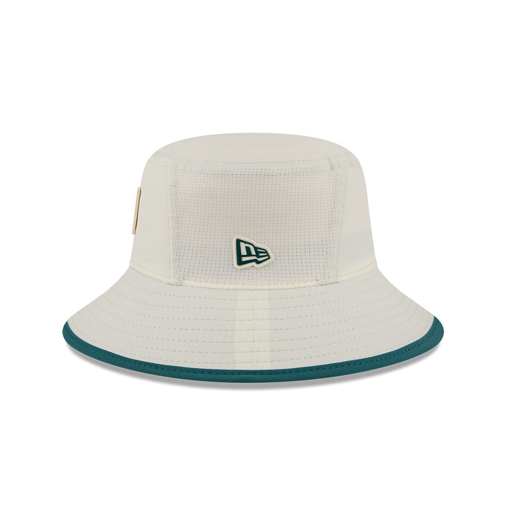 Philadelphia Eagles New Era 2026 NFL Training Camp Sport Bucket Hat - Cream
