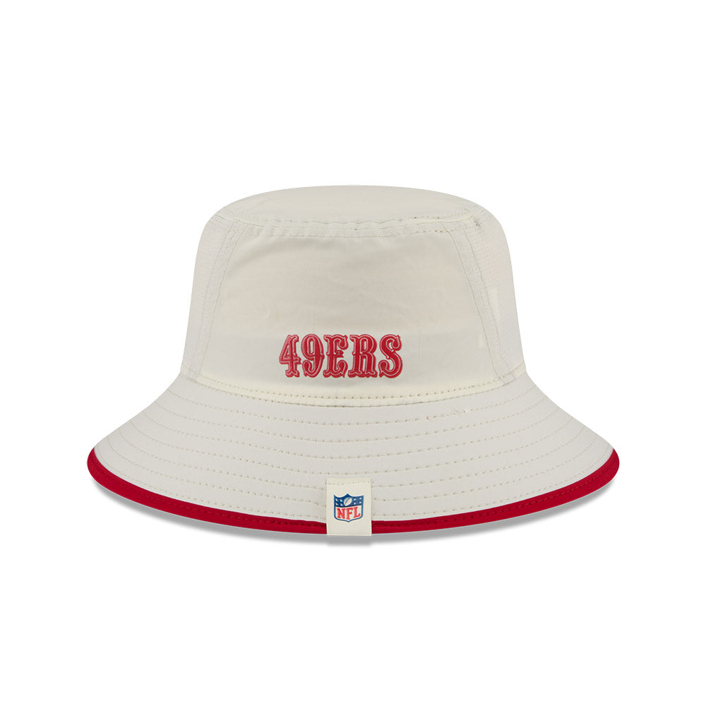 San Francisco 49ers New Era 2026 NFL Training Camp Sport Bucket Hat - Cream