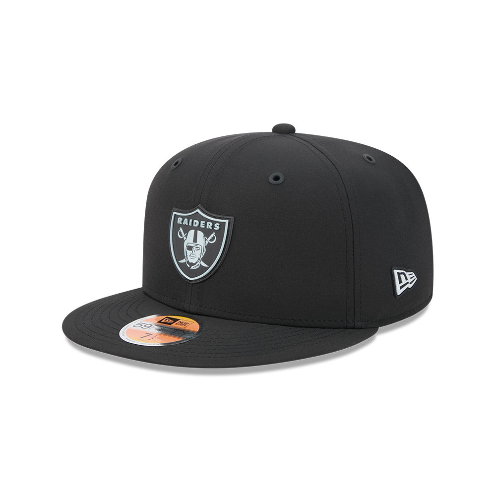Las Vegas Raiders New Era 2026 Official NFL Sideline 59FIFTY Fitted Hat - Black