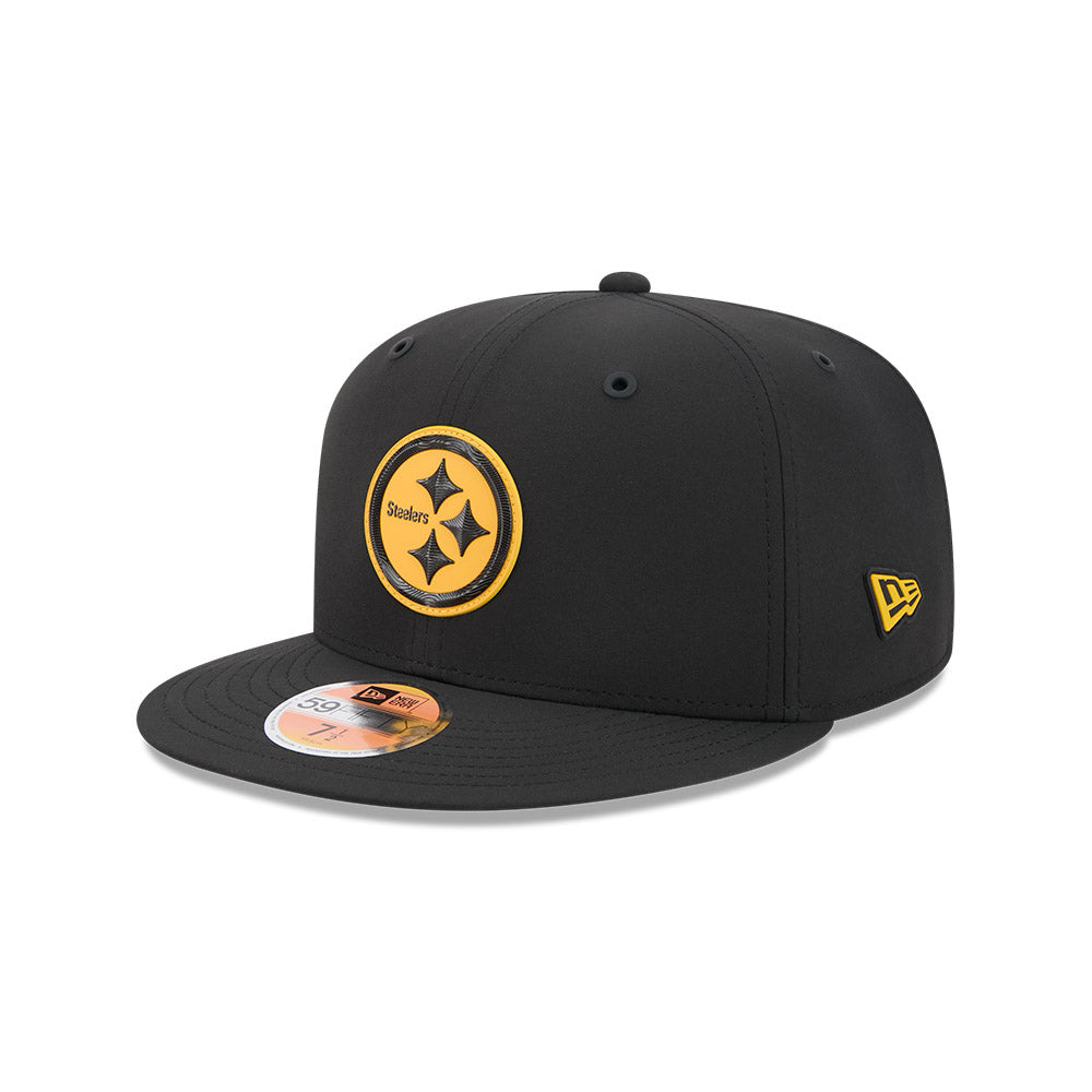 Pittsburgh Steelers New Era 2026 Official NFL Sideline 59FIFTY Fitted Hat - Black