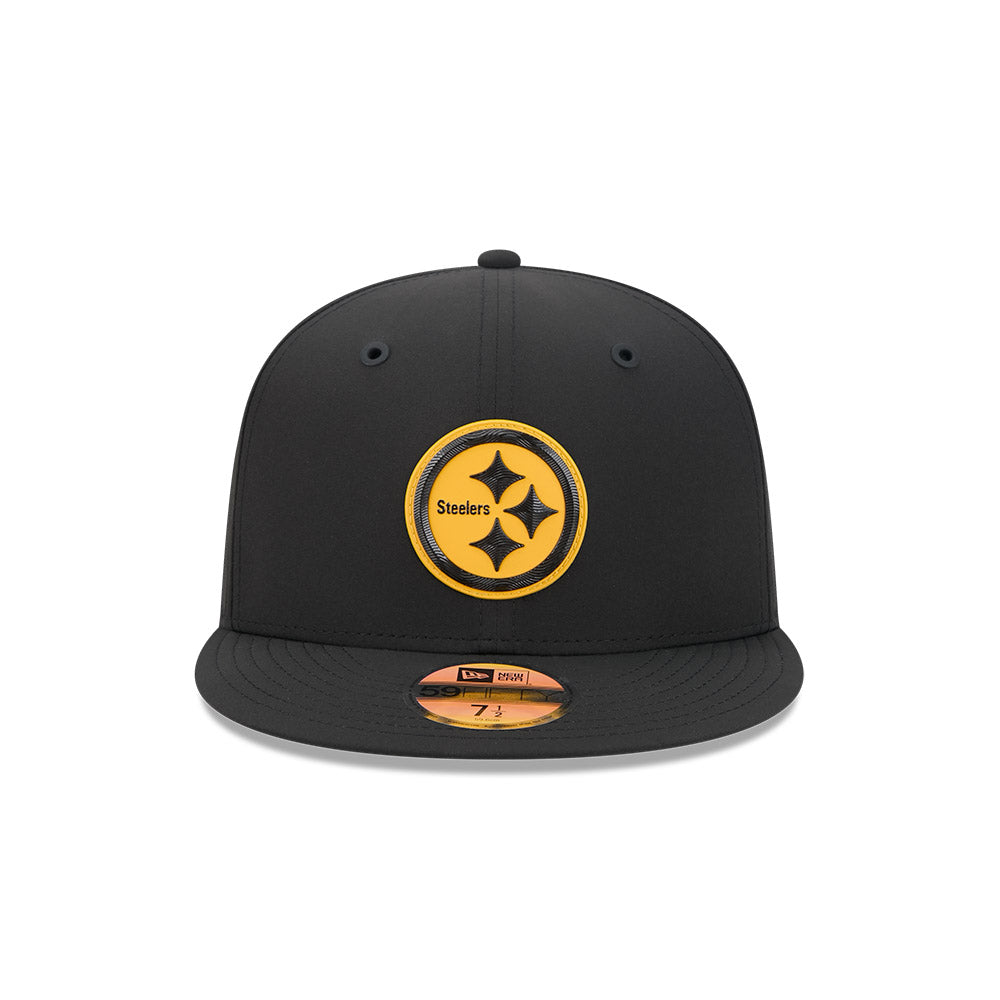 Pittsburgh Steelers New Era 2026 Official NFL Sideline 59FIFTY Fitted Hat - Black