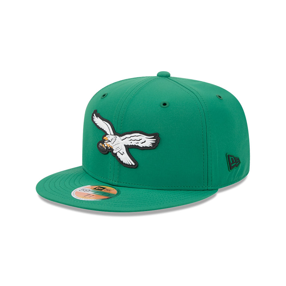 Philadelphia Eagles New Era 2026 Official NFL Sideline 59FIFTY Fitted Hat - Kelly