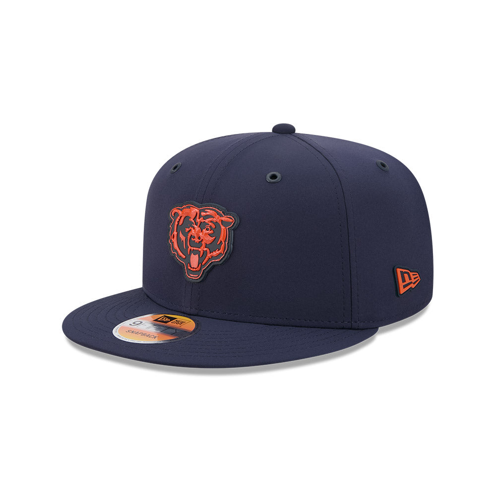 Chicago Bears New Era 2026 NFL Sideline Primary 9FIFTY Snapback Hat - Navy