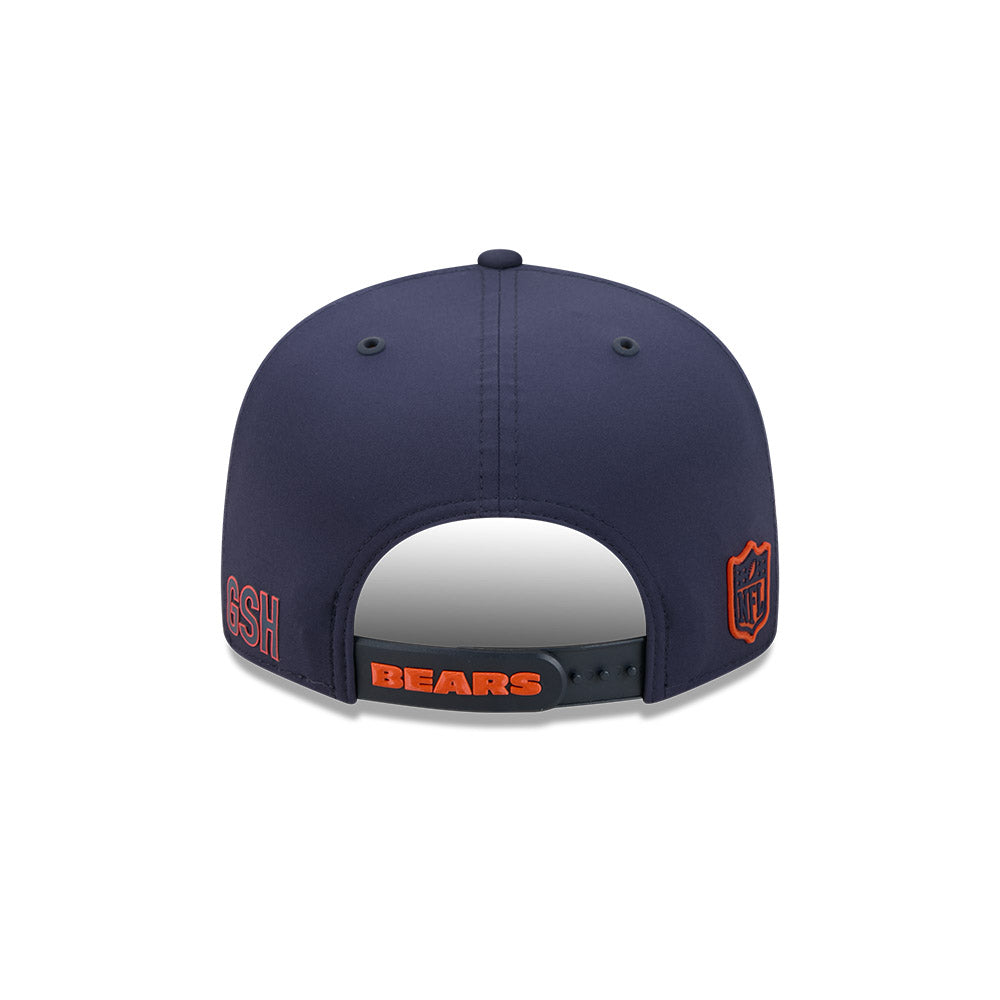 Chicago Bears New Era 2026 NFL Sideline Primary 9FIFTY Snapback Hat - Navy