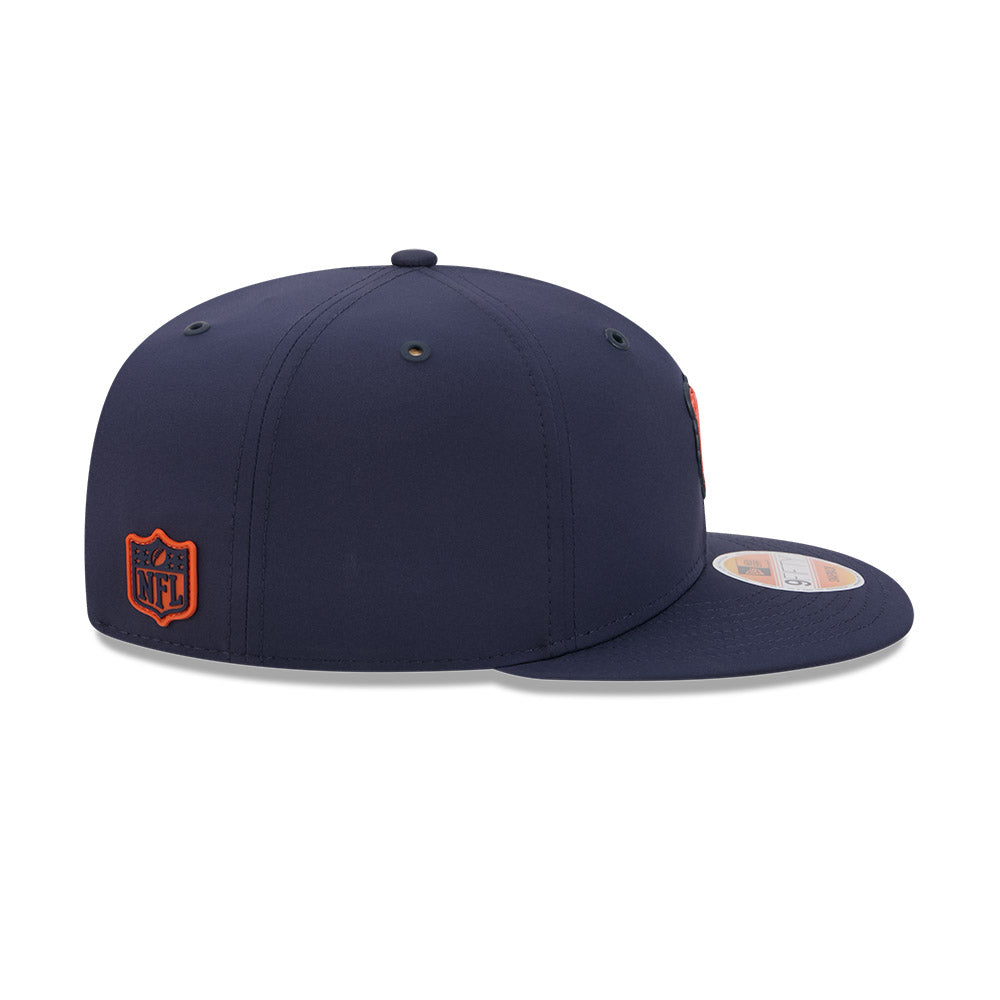 Chicago Bears New Era 2026 NFL Sideline Primary 9FIFTY Snapback Hat - Navy