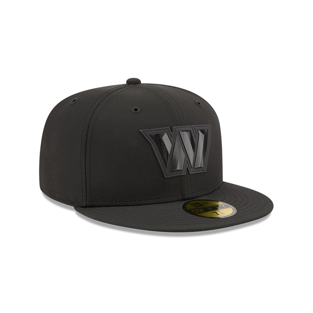 Washington Commanders New Era 2026 Official NFL Sideline 59FIFTY Fitted Hat - Black