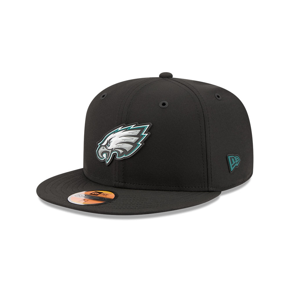 Philadelphia Eagles New Era 2026 Official NFL Sideline 59FIFTY Fitted Hat - Black
