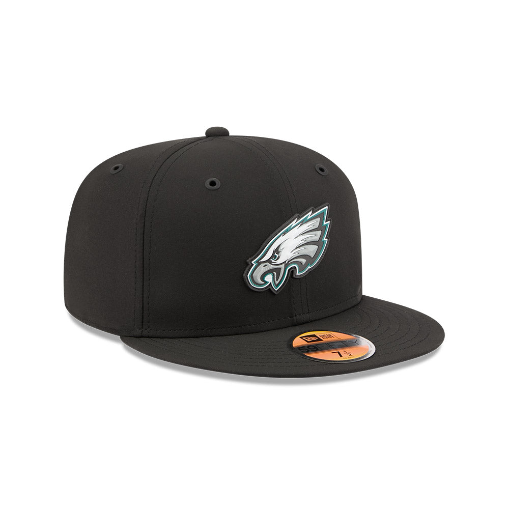 Philadelphia Eagles New Era 2026 Official NFL Sideline 59FIFTY Fitted Hat - Black