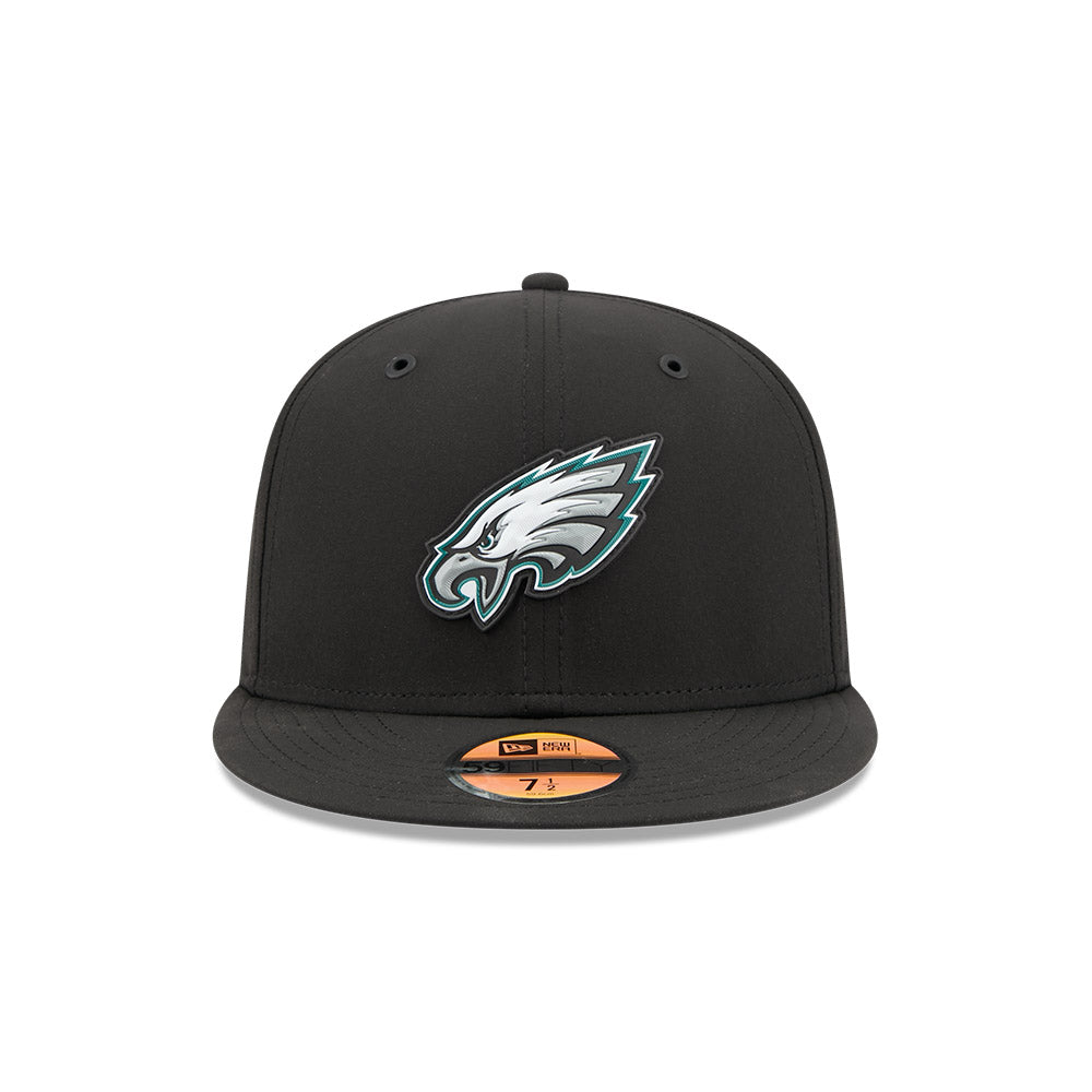 Philadelphia Eagles New Era 2026 Official NFL Sideline 59FIFTY Fitted Hat - Black
