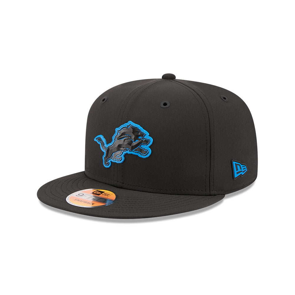 Detroit Lions New Era 2026 NFL Sideline 9FIFTY Snapback Hat - Black