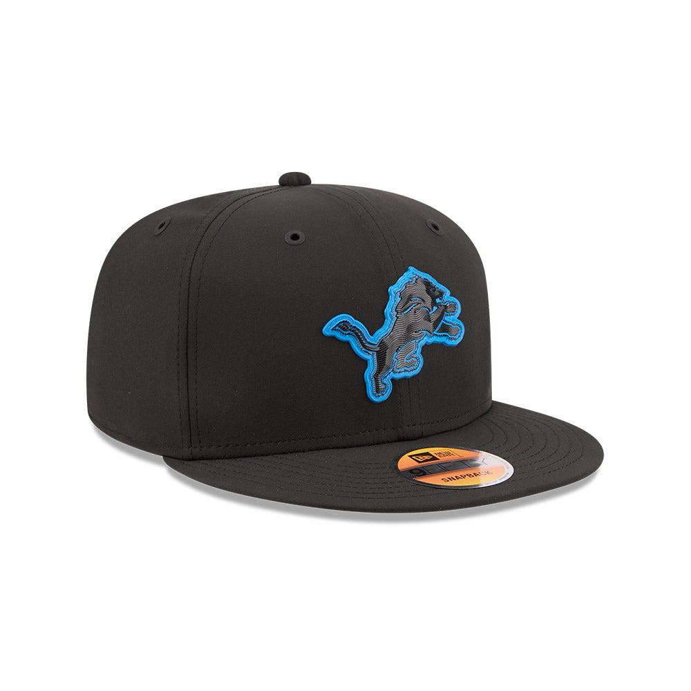 Detroit Lions New Era 2026 NFL Sideline 9FIFTY Snapback Hat - Black