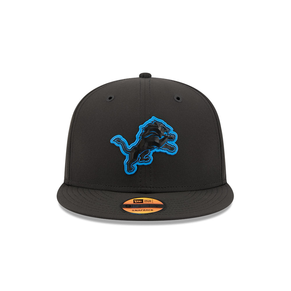 Detroit Lions New Era 2026 NFL Sideline 9FIFTY Snapback Hat - Black