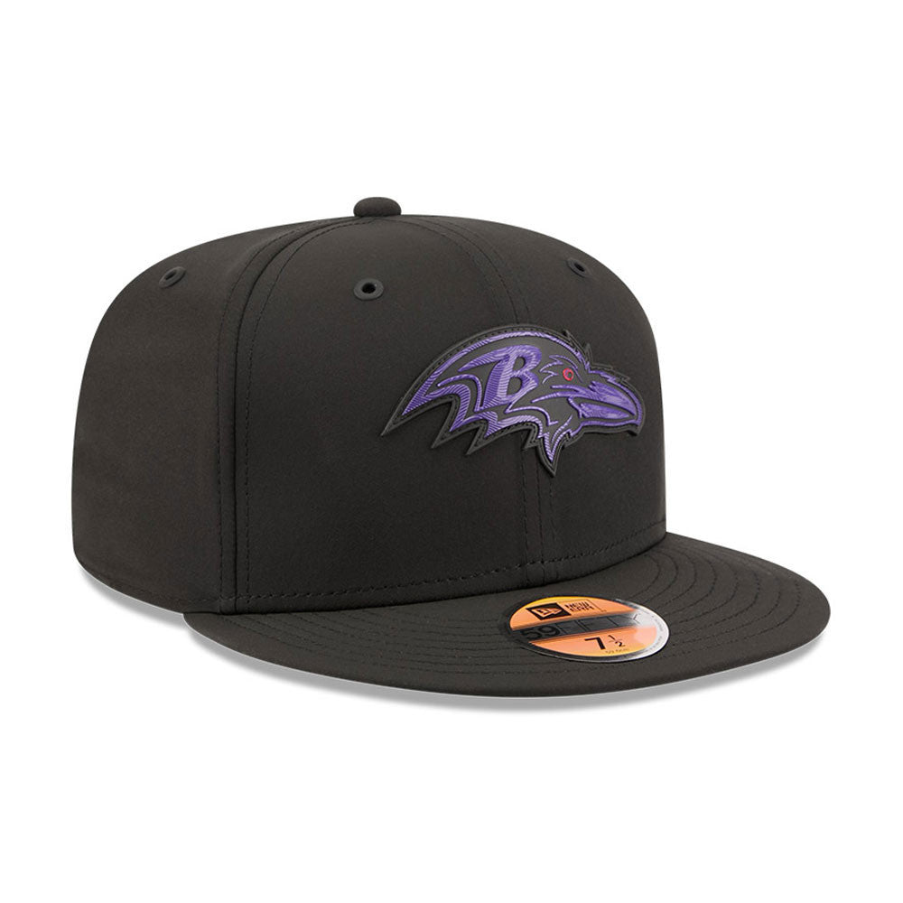 Baltimore Ravens New Era 2026 Official NFL Sideline 59FIFTY Fitted Hat - Black