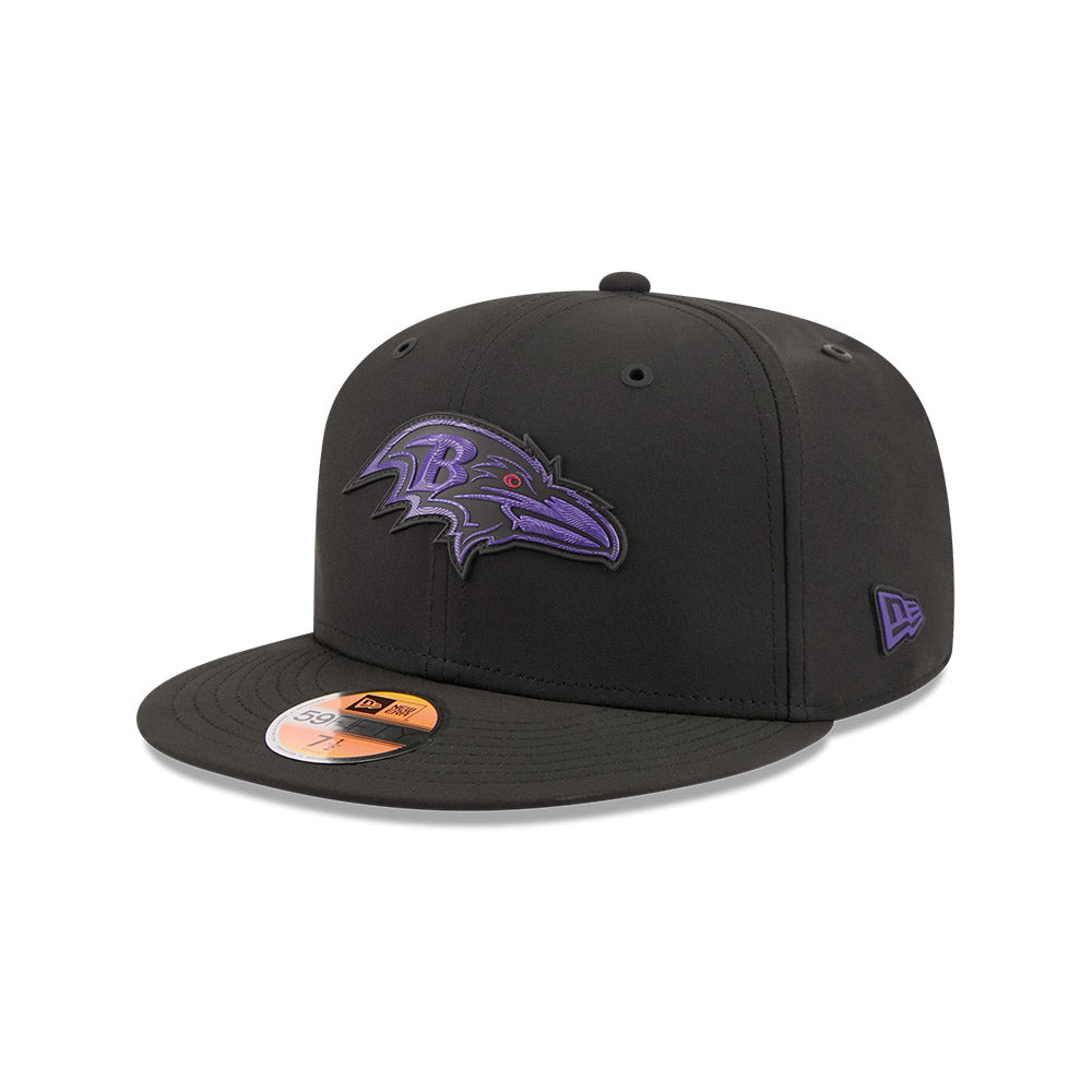 Baltimore Ravens New Era 2026 Official NFL Sideline 59FIFTY Fitted Hat - Black