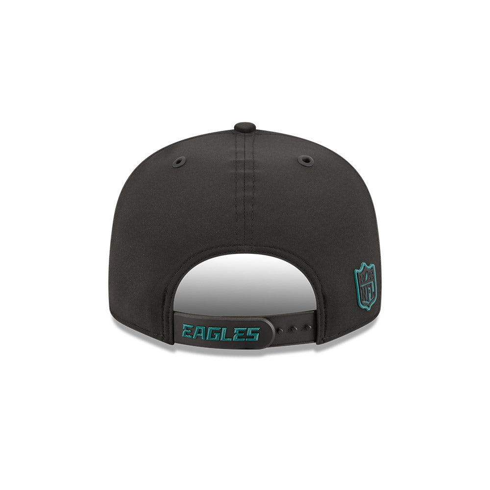 Philadelphia Eagles New Era 2026 NFL Sideline 9FIFTY Snapback Hat - Black