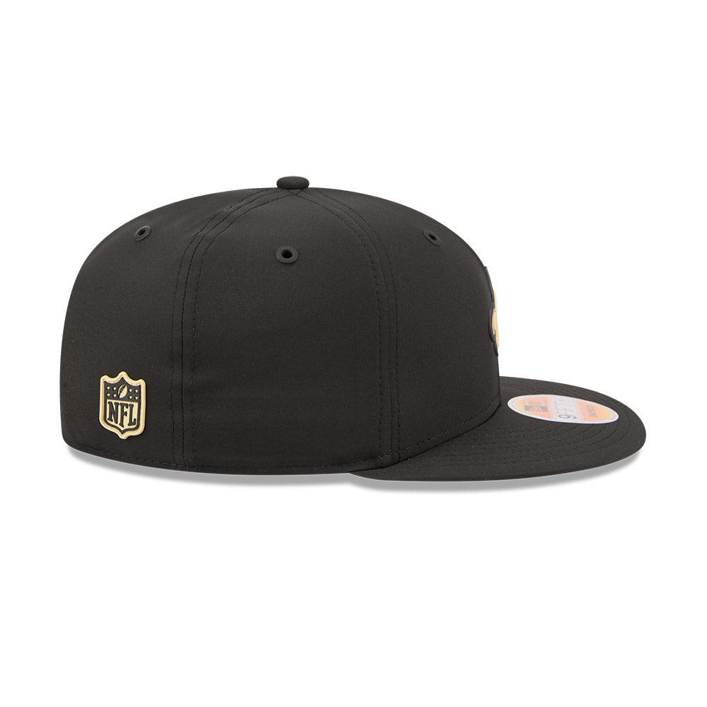 New Orleans Saints New Era 2026 NFL Sideline 9FIFTY Snapback Hat - Black