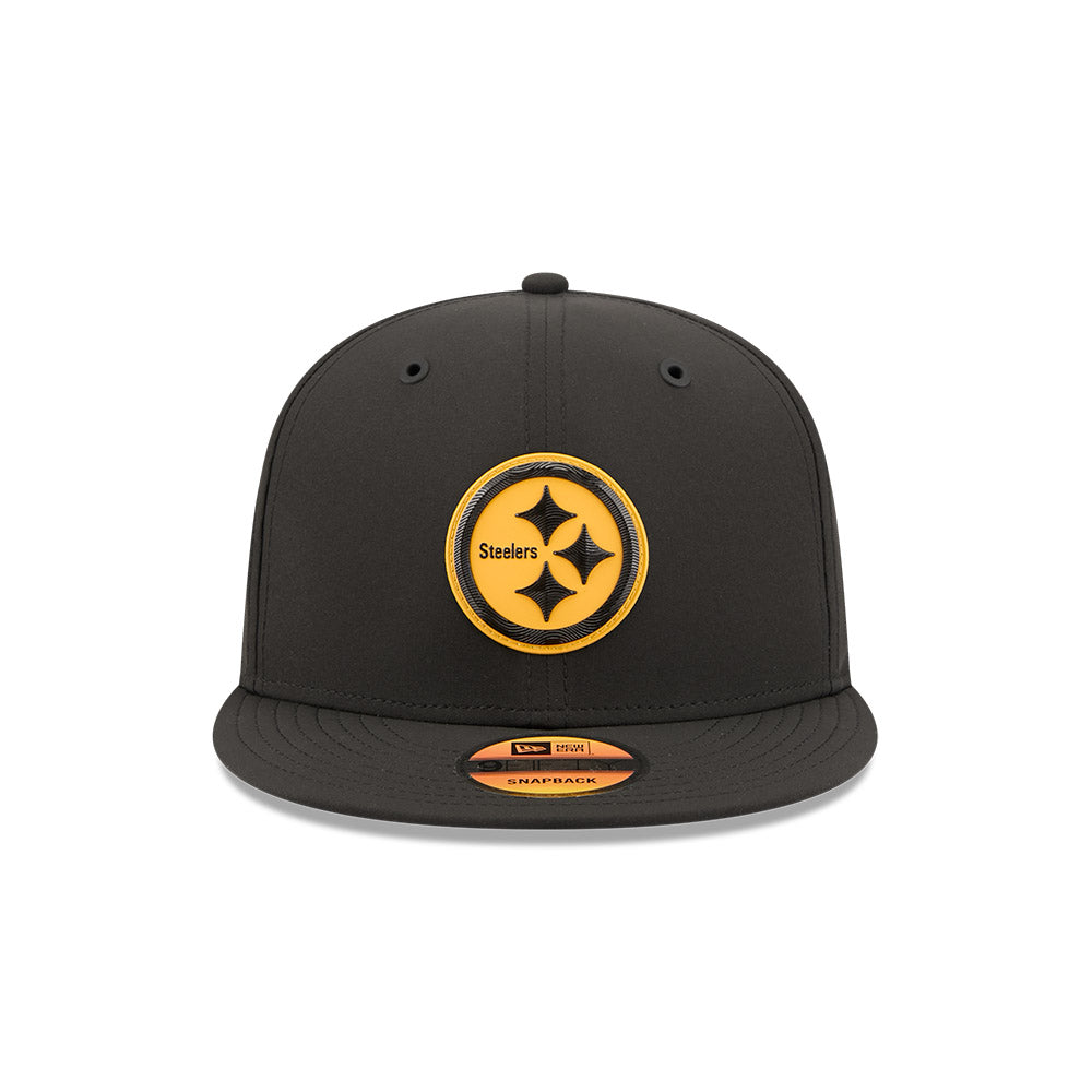 Pittsburgh Steelers New Era 2026 NFL Sideline 9FIFTY Snapback Hat - Black