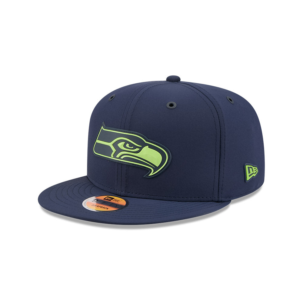 Seattle Seahawks New Era 2026 NFL Sideline 9FIFTY Snapback Hat - Navy