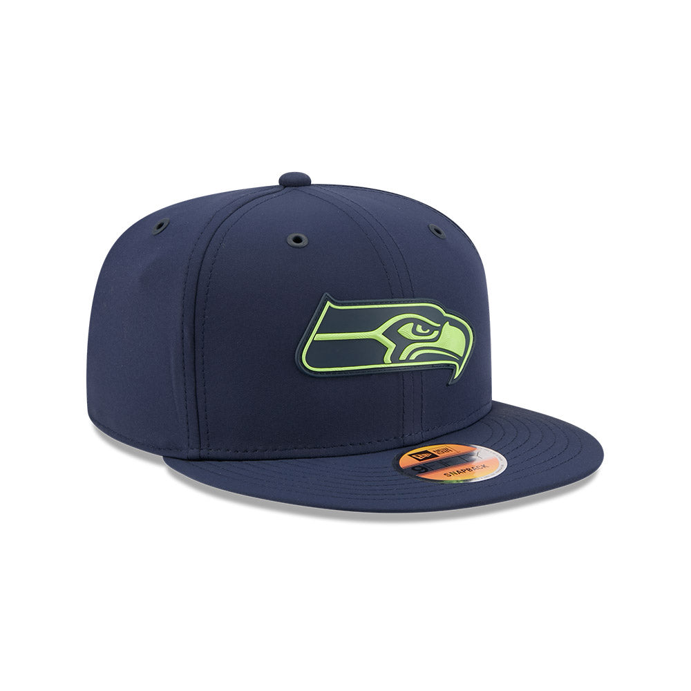 Seattle Seahawks New Era 2026 NFL Sideline 9FIFTY Snapback Hat - Navy