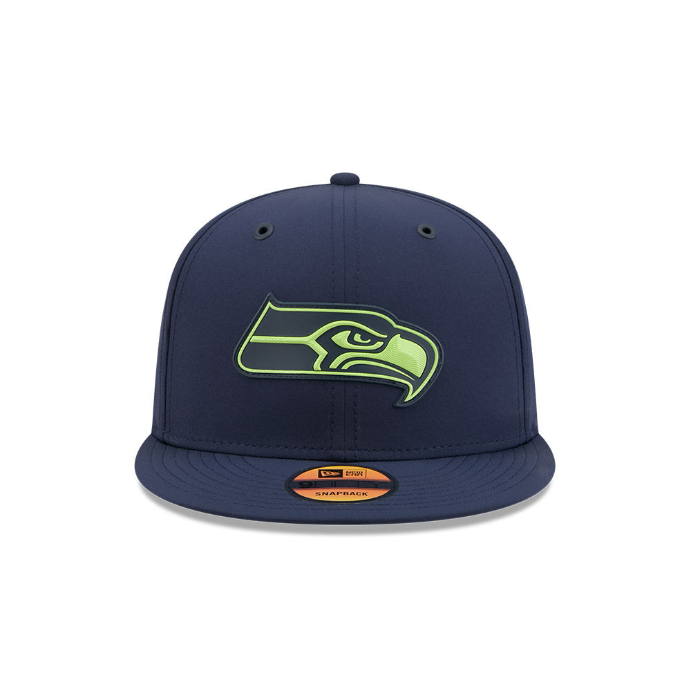 Seattle Seahawks New Era 2026 NFL Sideline 9FIFTY Snapback Hat - Navy