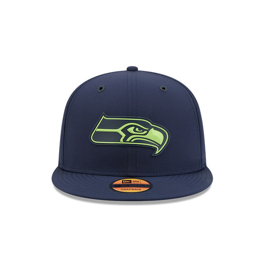 Seattle Seahawks New Era 2026 NFL Sideline 9FIFTY Snapback Hat - Navy