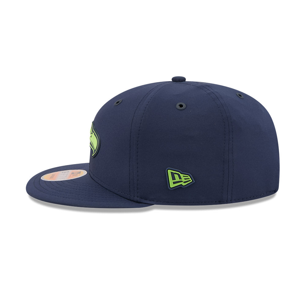 Seattle Seahawks New Era 2026 NFL Sideline 9FIFTY Snapback Hat - Navy