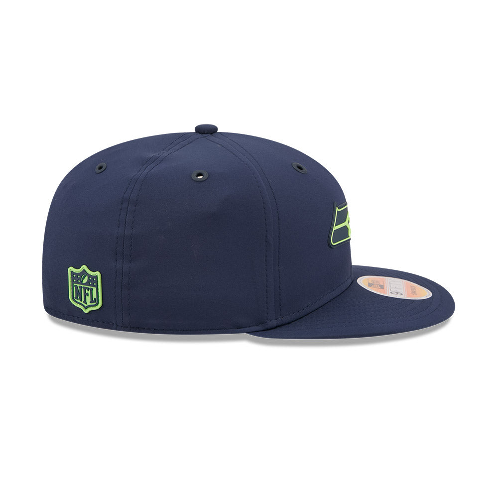 Seattle Seahawks New Era 2026 NFL Sideline 9FIFTY Snapback Hat - Navy