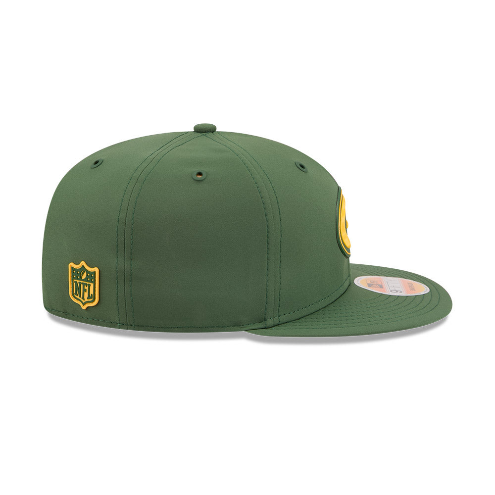 Green Bay Packers New Era 2026 NFL Sideline 9FIFTY Snapback Hat - Green