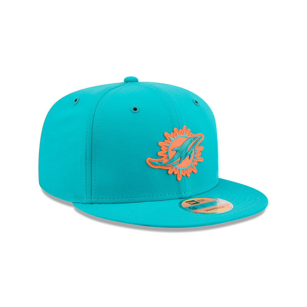 Miami Dolphins New Era 2026 NFL Sideline 9FIFTY Snapback Hat - Aqua