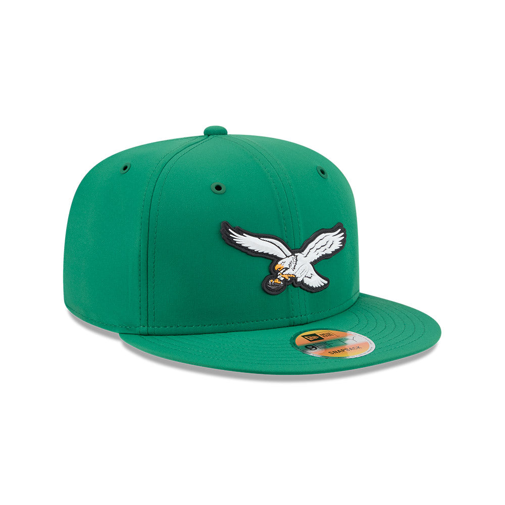 Philadelphia Eagles New Era 2026 NFL Sideline 9FIFTY Snapback Hat - Kelly