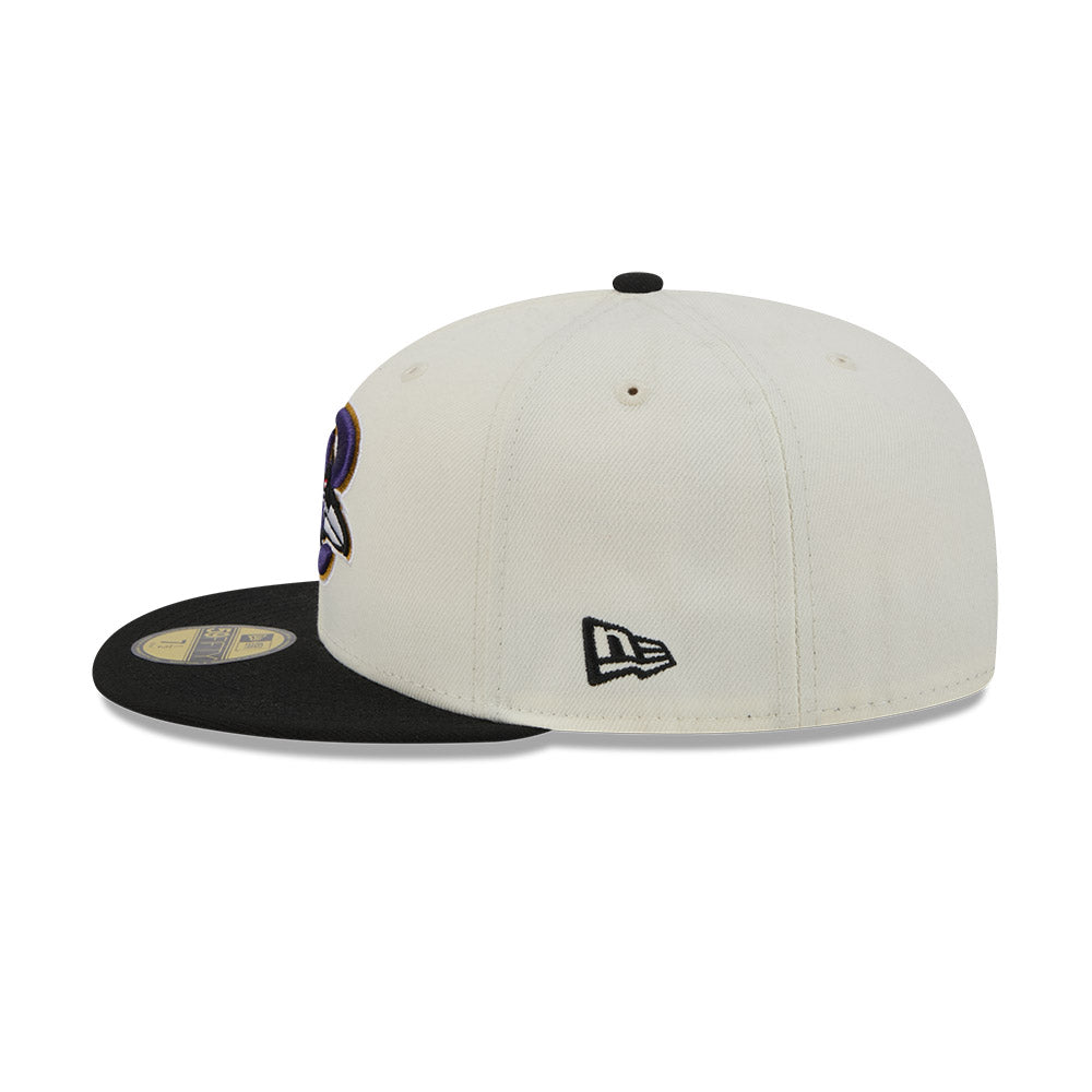 Baltimore Ravens "DECEPTOR" Exclusive New Era 59Fifty Fitted Hat - Chrome/Black