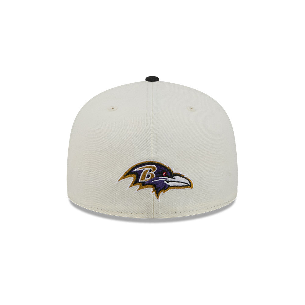 Baltimore Ravens "DECEPTOR" Exclusive New Era 59Fifty Fitted Hat - Chrome/Black
