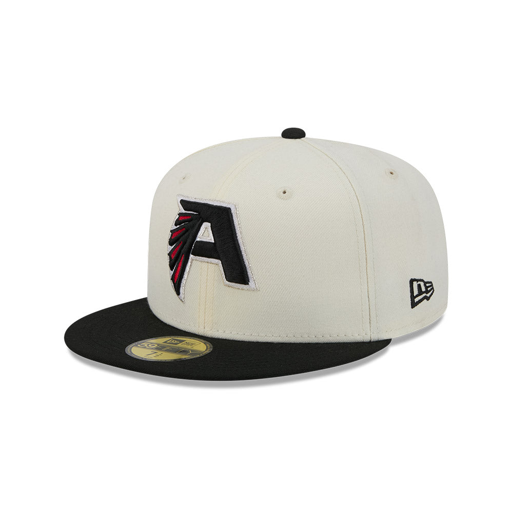 Atlanta Falcons "DECEPTOR" Exclusive New Era 59Fifty Fitted Hat - Chrome/Black