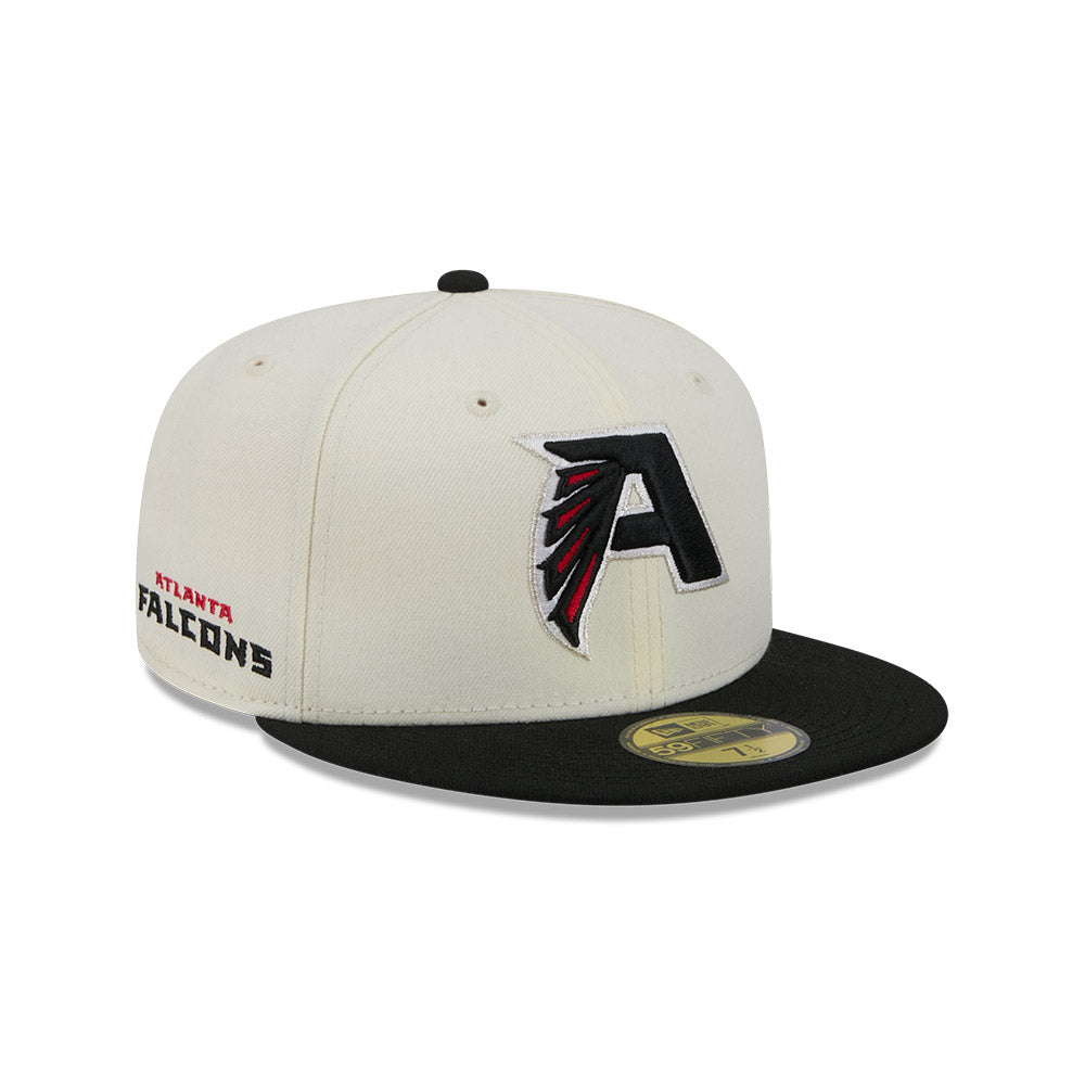 Atlanta Falcons "DECEPTOR" Exclusive New Era 59Fifty Fitted Hat - Chrome/Black