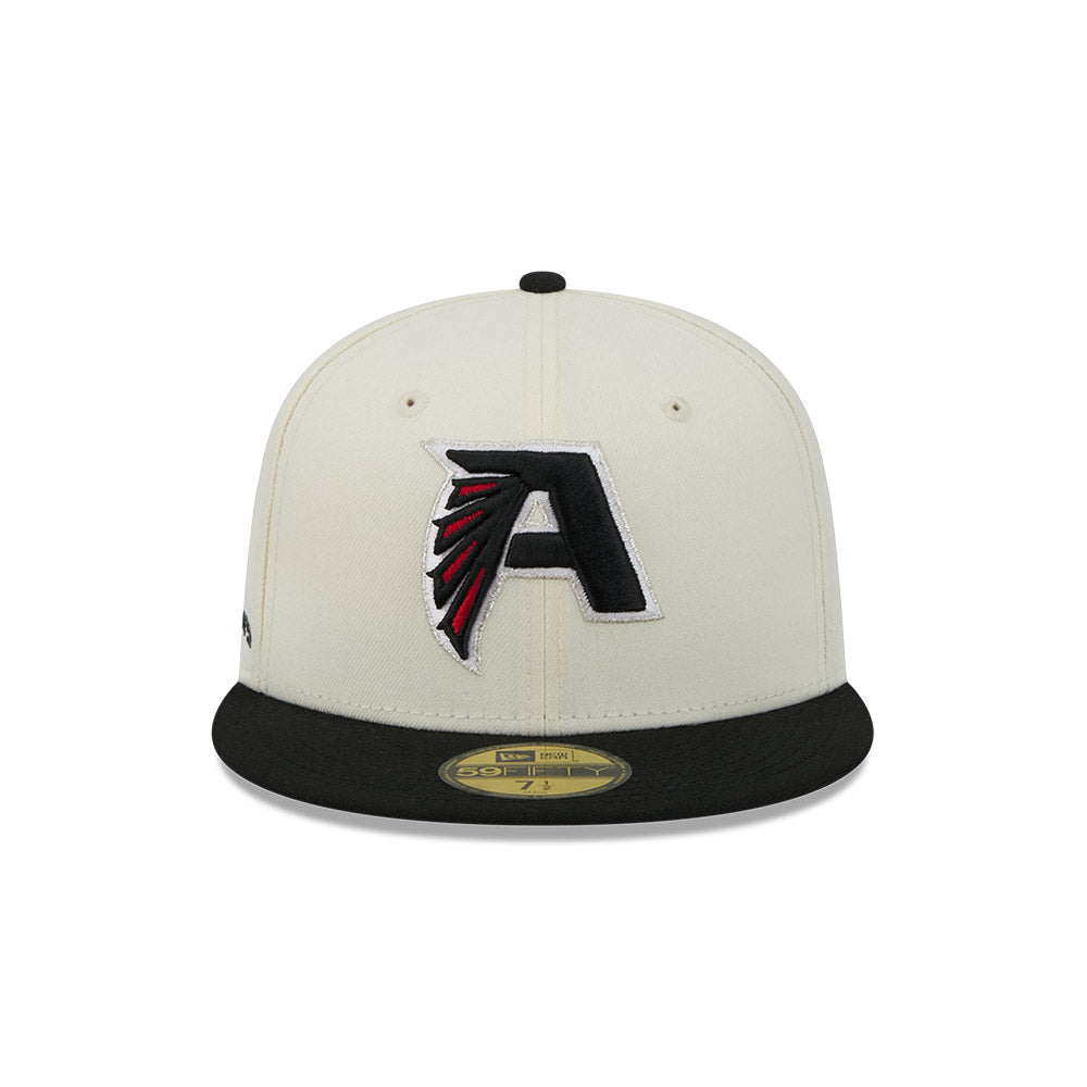 Atlanta Falcons "DECEPTOR" Exclusive New Era 59Fifty Fitted Hat - Chrome/Black