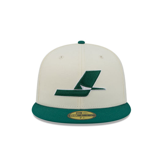 New York Jets "DECEPTOR" Exclusive New Era 59Fifty Fitted Hat - Chrome/Green