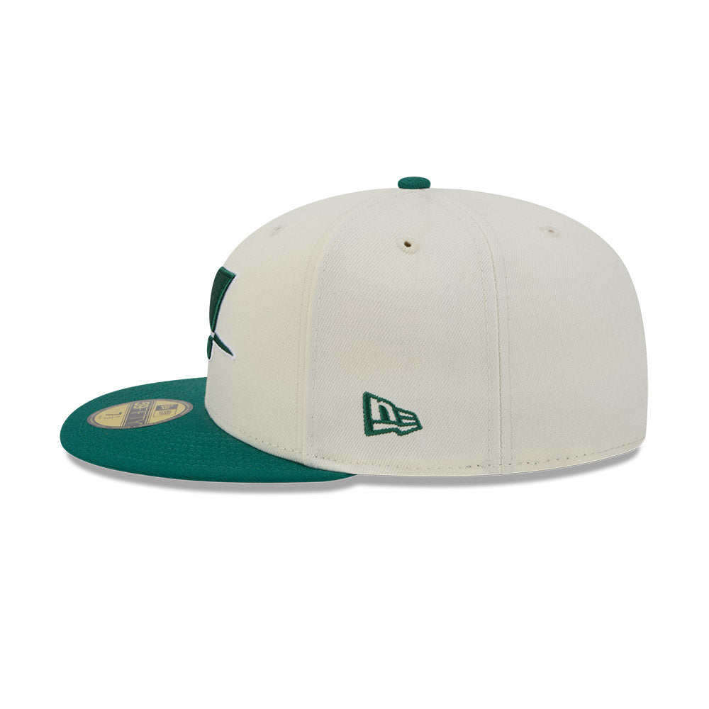 New York Jets "DECEPTOR" Exclusive New Era 59Fifty Fitted Hat - Chrome/Green