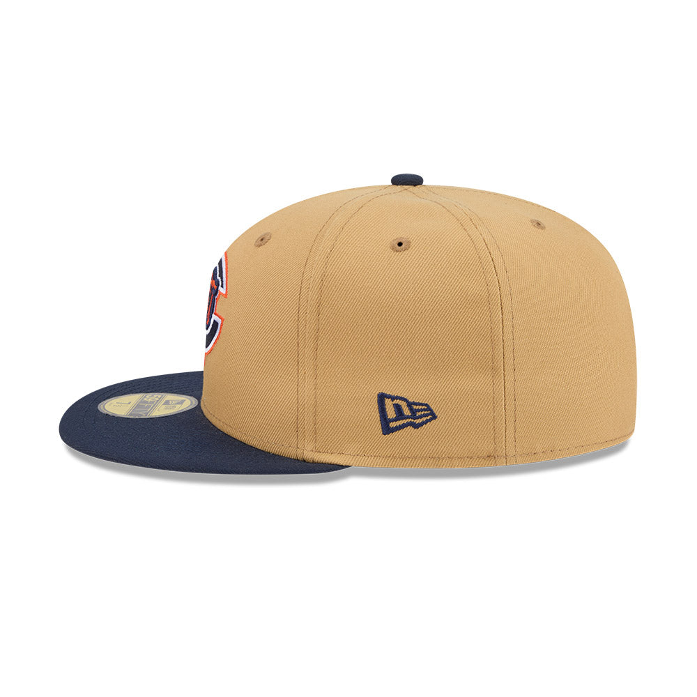 Chicago Bears "DECEPTOR" Exclusive New Era 59Fifty Fitted Hat - Bronze/Navy