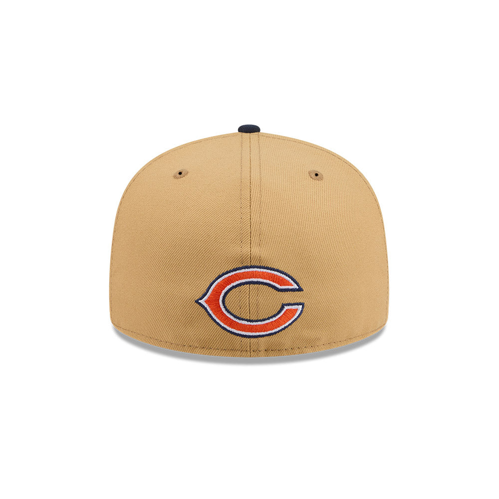 Chicago Bears "DECEPTOR" Exclusive New Era 59Fifty Fitted Hat - Bronze/Navy