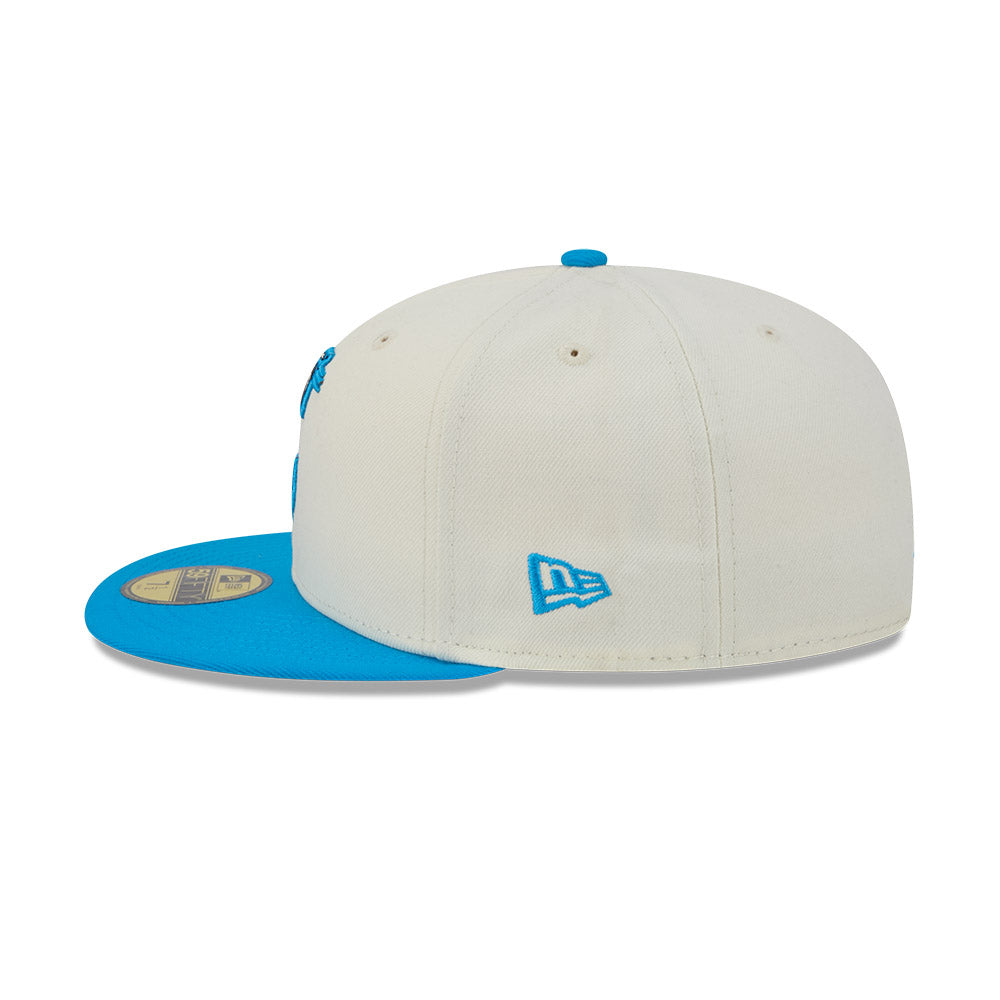 Carolina Panthers "DECEPTOR" Exclusive New Era 59Fifty Fitted Hat - Chrome/Panther Blue