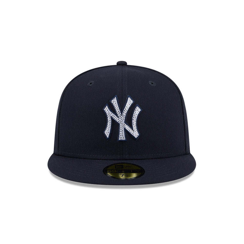 New York Yankees "RHINESTONE" Exclusive New Era 59Fifty Fitted Hat - Navy