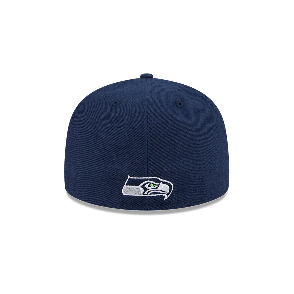 Seattle Seahawks "RHINESTONE" Exclusive New Era 59Fifty Fitted Hat - Navy