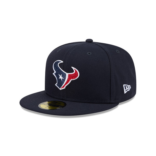 Houston Texans "RHINESTONE" Exclusive New Era 59Fifty Fitted Hat - Navy