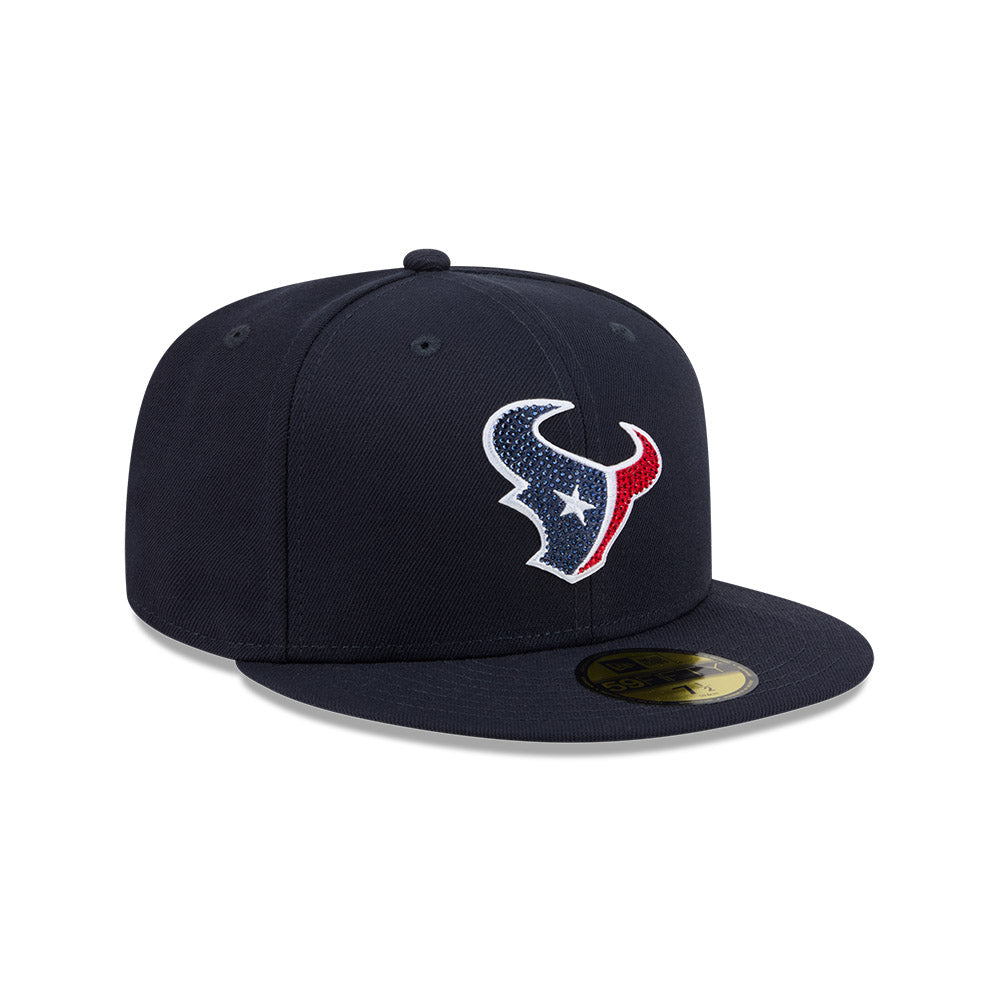 Houston Texans "RHINESTONE" Exclusive New Era 59Fifty Fitted Hat - Navy