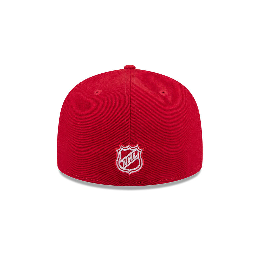 Detroit Red Wings "RHINESTONE" Exclusive New Era 59Fifty Fitted Hat - Red