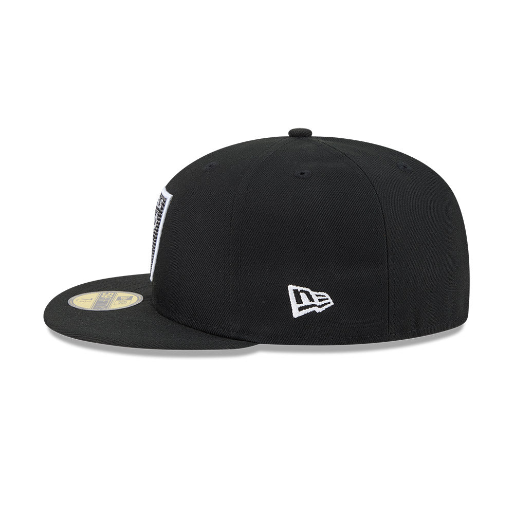 Las Vegas Raiders "RHINESTONE" Exclusive New Era 59Fifty Fitted Hat - Black
