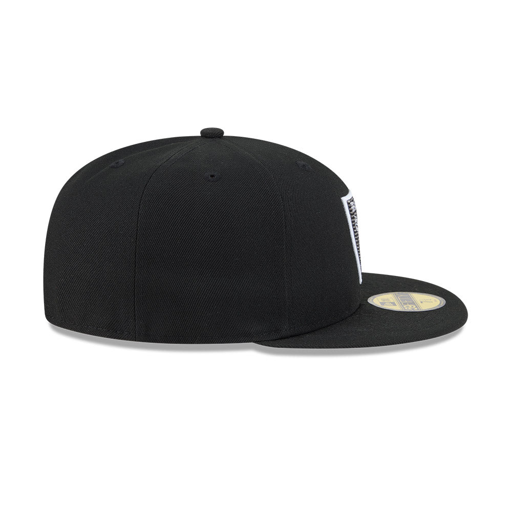 Las Vegas Raiders "RHINESTONE" Exclusive New Era 59Fifty Fitted Hat - Black