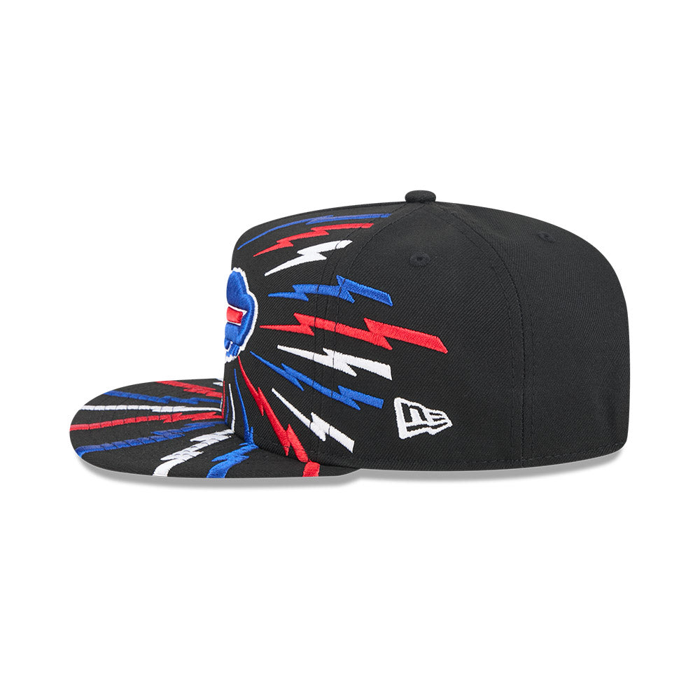 Buffalo Bills New Era "THE BOLT" 9Fifty A-Frame Snapback NFL Hat - Black