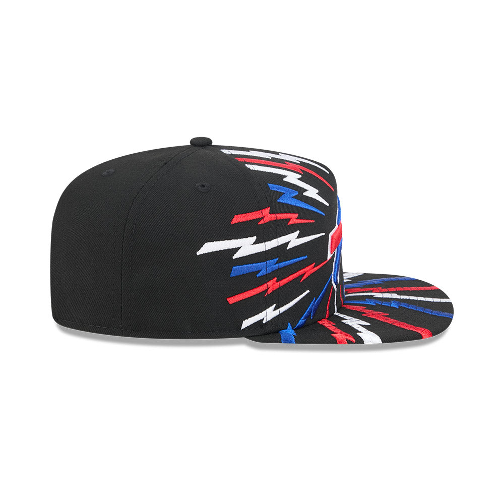Buffalo Bills New Era "THE BOLT" 9Fifty A-Frame Snapback NFL Hat - Black